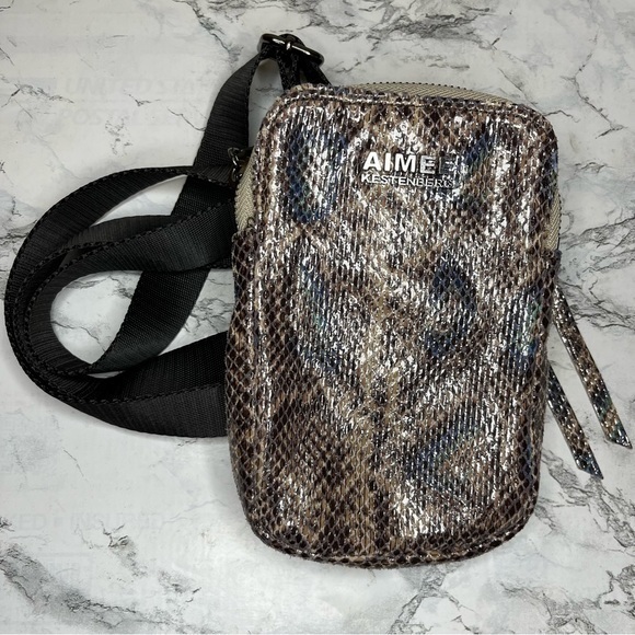 Aimee‎ Kestenberg Snake Crossbody Purse - Picture 1 of 15